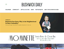 Tablet Screenshot of bushwickdaily.com